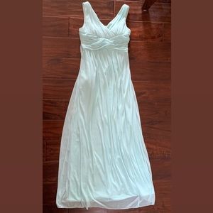 David’s Bridal mint green girls dress, size 12